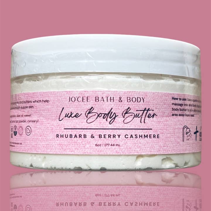 Manteiga Corporal Ruibarb & Berry Cashmere Luxe por atacado de TifOrganics