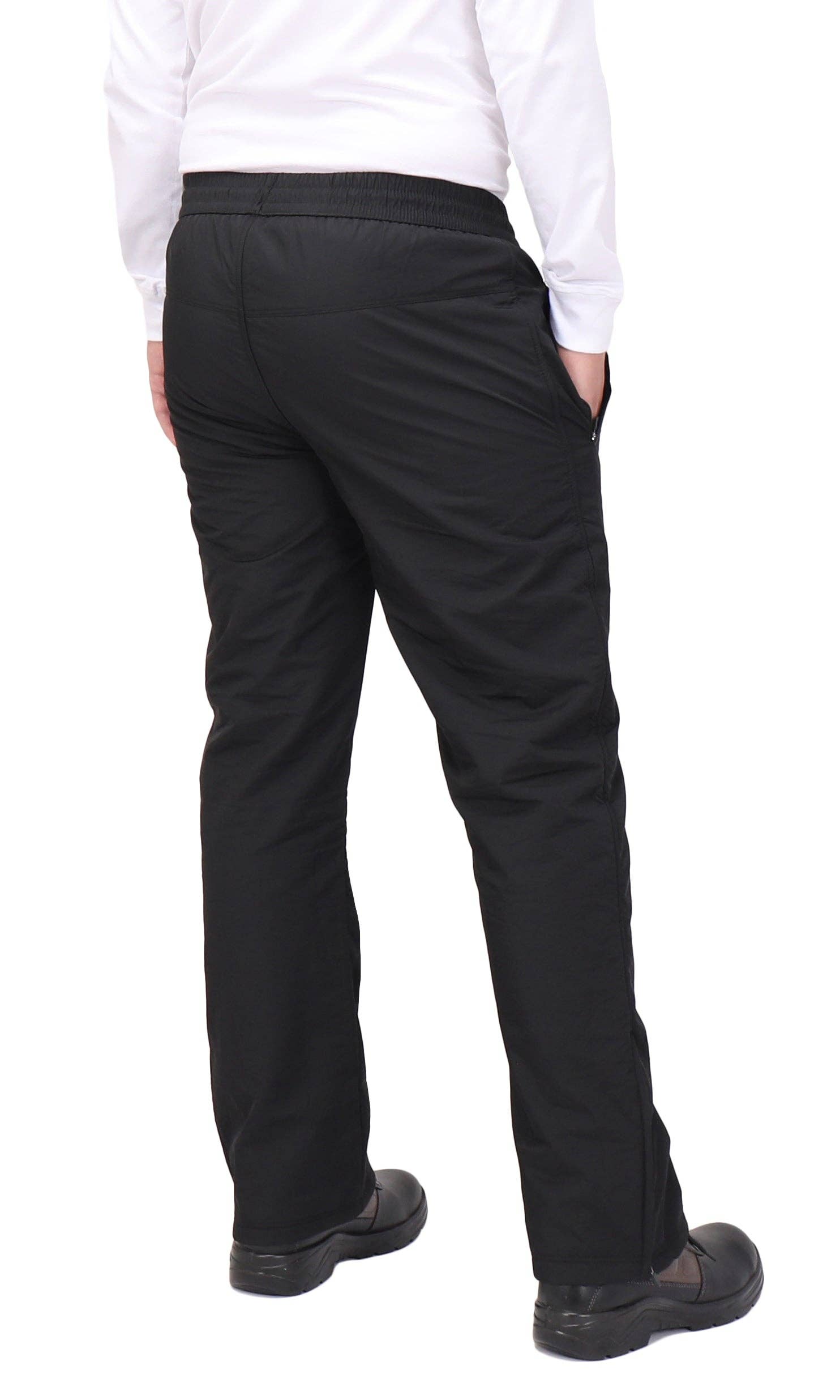 Black Insulated Fleece - Lined Water Resistant Snow Pants - TALL for wholesale on Faire1