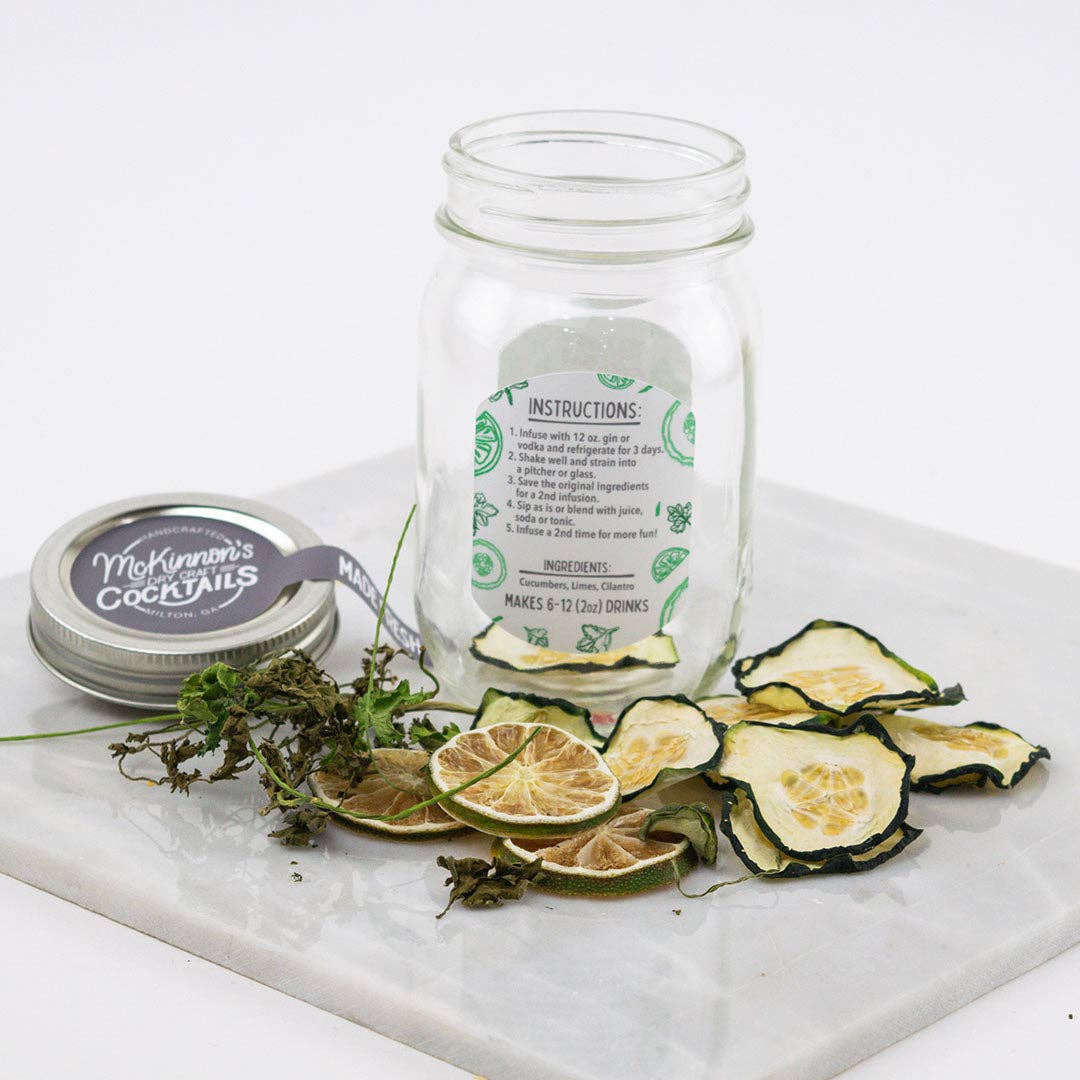 McKinnon's Dry Craft Cocktails - Wholesale Cocktail Mix/Syrup - Cucumber Cilantro1