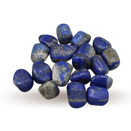 Green Tree - Wholesale Spiritual Stone/Crystal - Lapis Lazuli Tumbled Stones Aa Quality 250gr0
