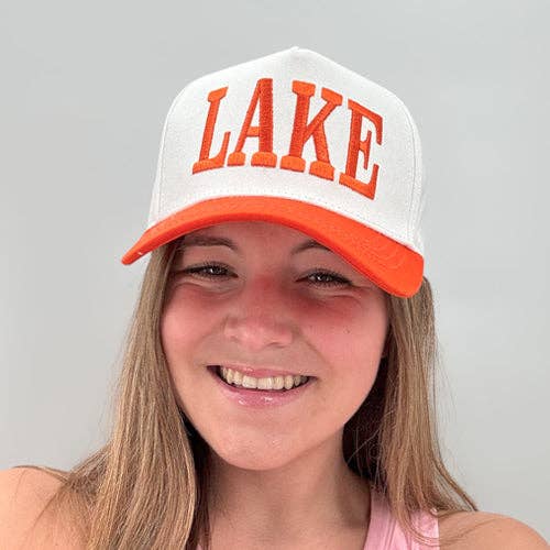 LM-3014 LAKE CAP ORANGE for wholesale by Girlie Girl Originals