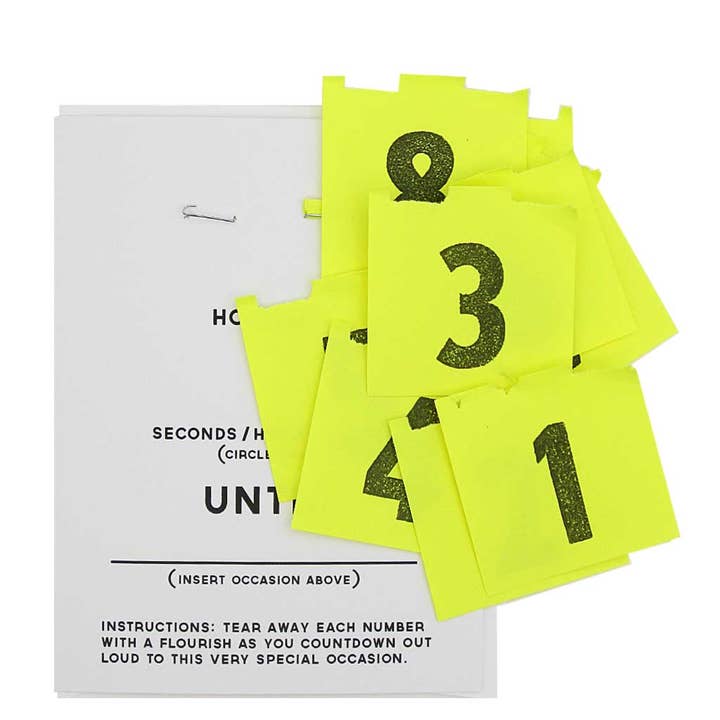 The Regional Assembly of Text - Venta al por mayor Tarjetas de felicitación - Cuenta regresiva de bricolaje1