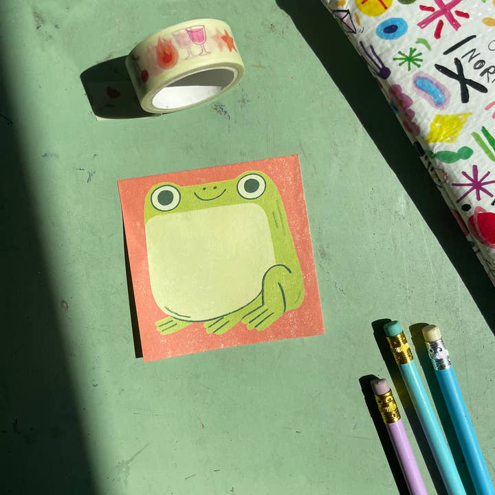 Aviate Press - Wholesale Sticky Notes - Cute Frog Sticky Notepad3