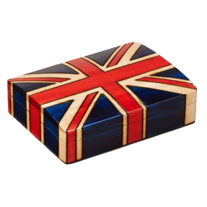Union Jack Box for wholesale by M Cornell Importers Inc
