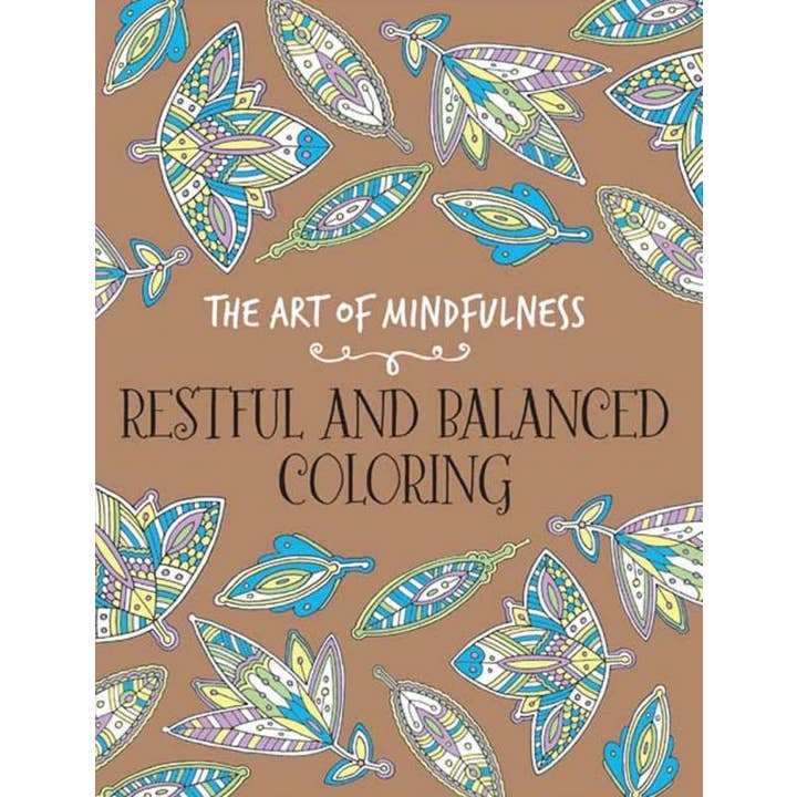 Microcosm Publishing & Distribution - Wholesale Coloring Book - Adult - Restful & Balanced Coloring Book: Art of Mindfulness
