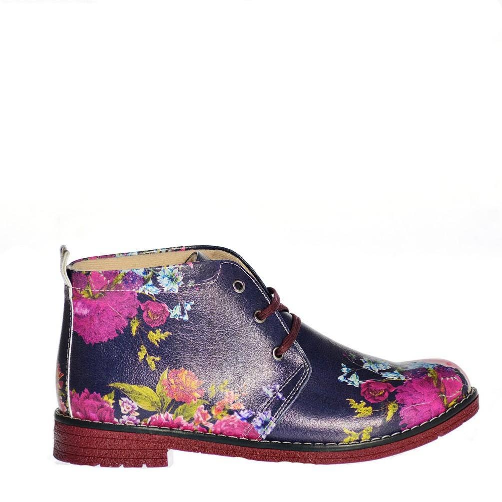 Goby - Wholesale Chelsea Boots - Women's - Flowers Ankle Boots NHP1083