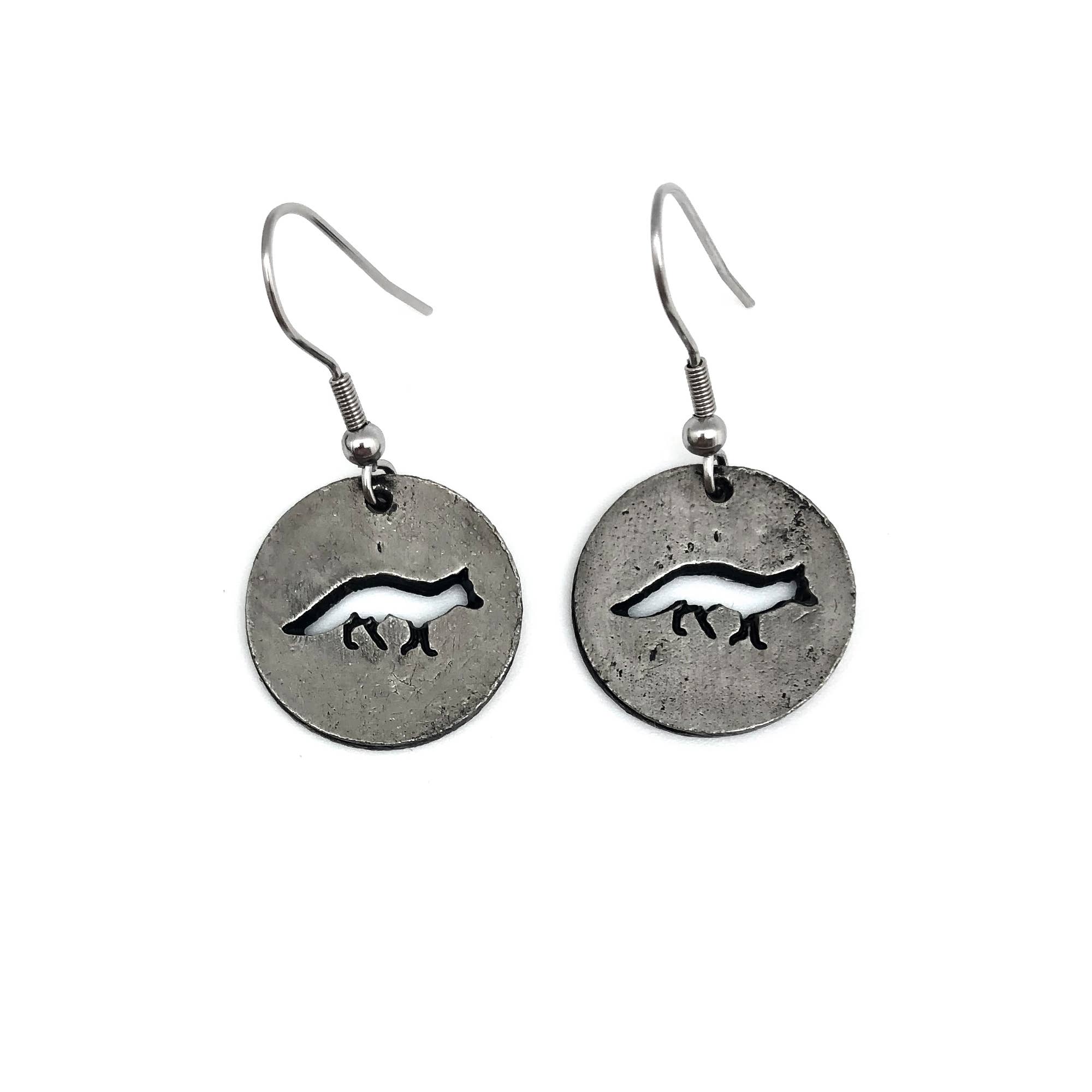 Anju Jewelry - Wholesale Dangle Earrings - Pewter Earrings - Fox0