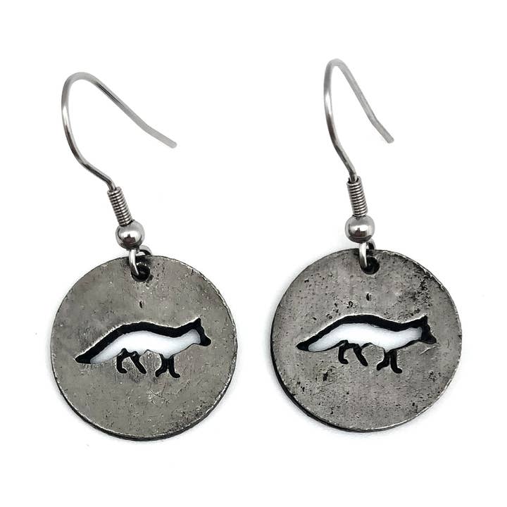 Anju Jewelry - Wholesale Dangle Earrings - Pewter Earrings - Fox0