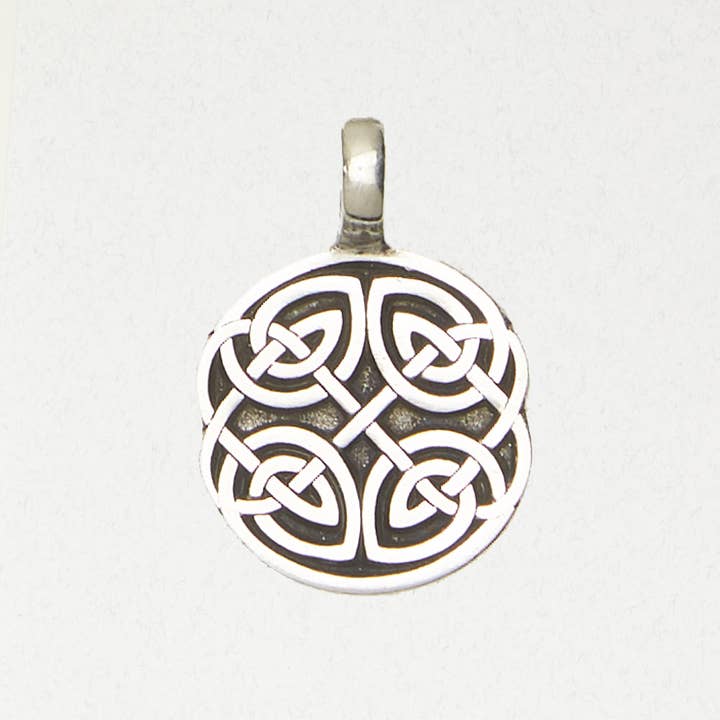 Celtic Pewter Pendant Necklace - Celtic Weave for wholesale by Nirvana LLC