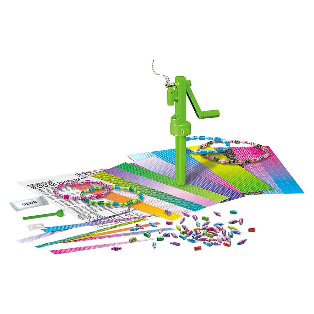 The Toy Network - Wholesale DIY Craft Kit - Kids - Green Creativity/Recycled Paper Beads1