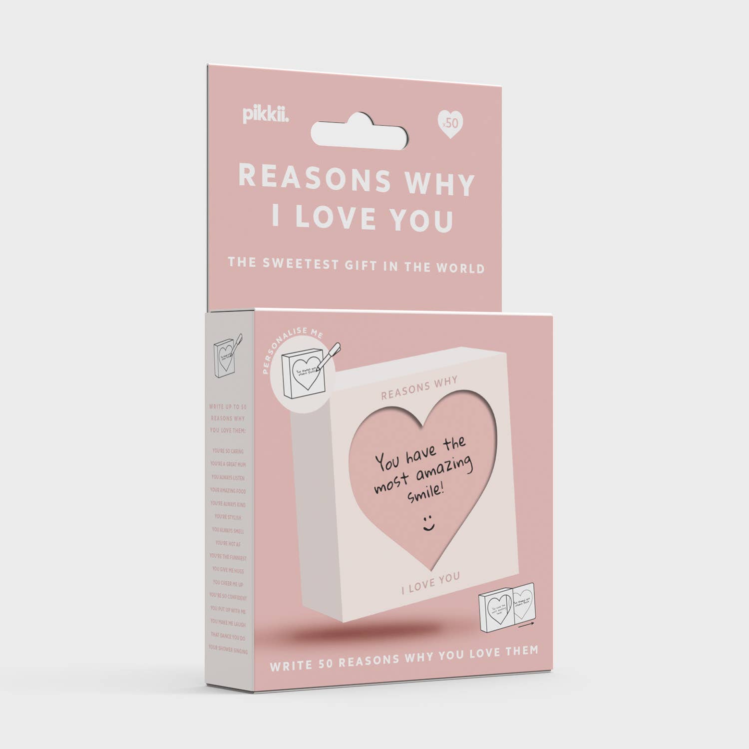Pikkii – wholesale Love card – Reasons Why I Love You | Personalized Gift Box | Mothers Day8