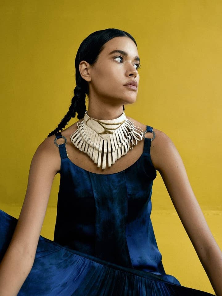 Gaia Ketting in Ivoor voor wholesale door Econock