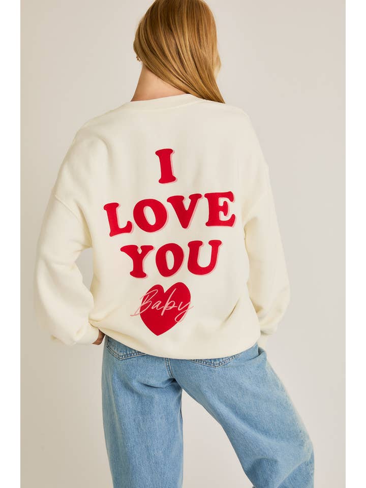 OFF WHITE OVERSIZED SWEATSHIRT for wholesale on Faire
