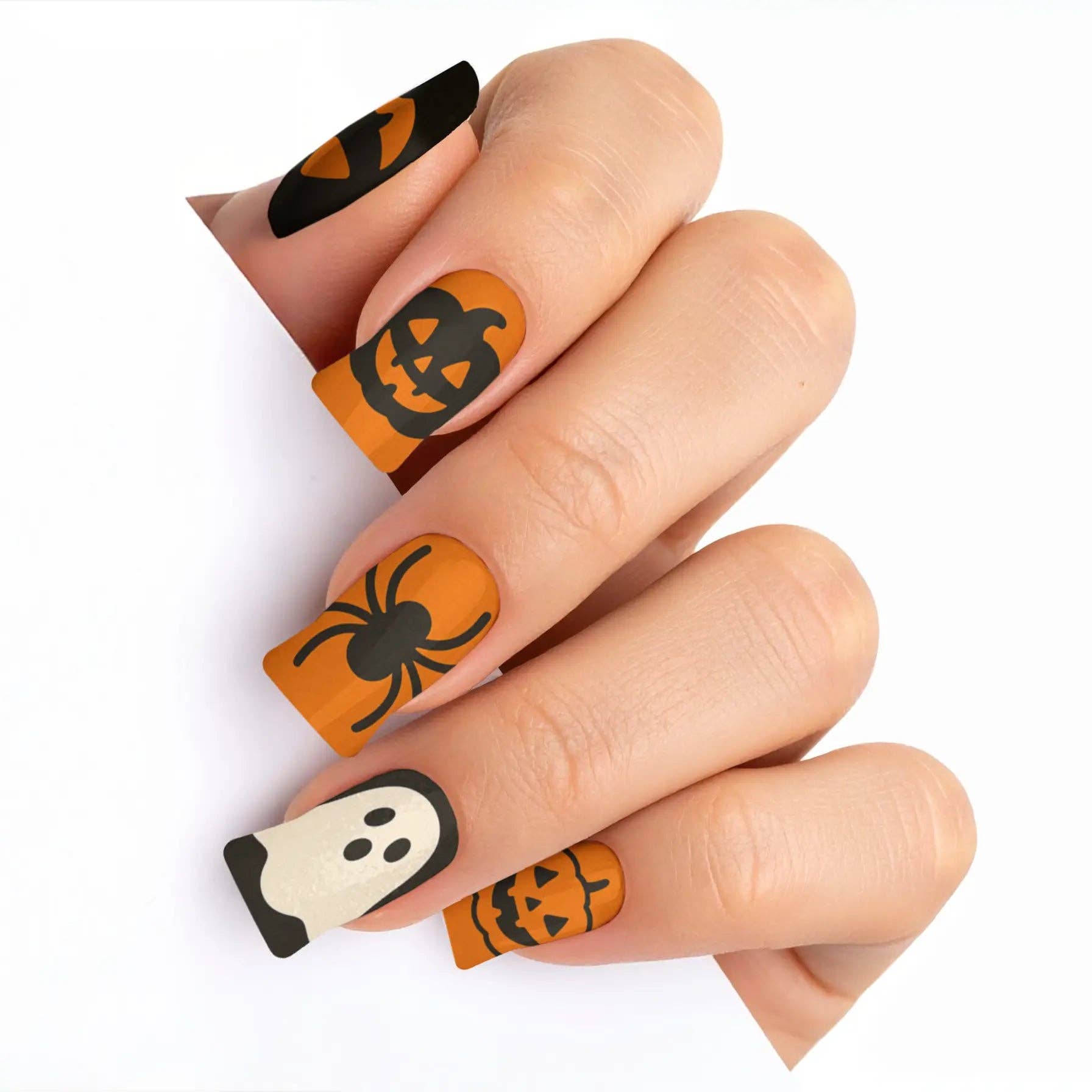 FYNE BODY - Wholesale Press-on/fake nails - Pumpkin Patch Glam Halloween Press-On Nails28