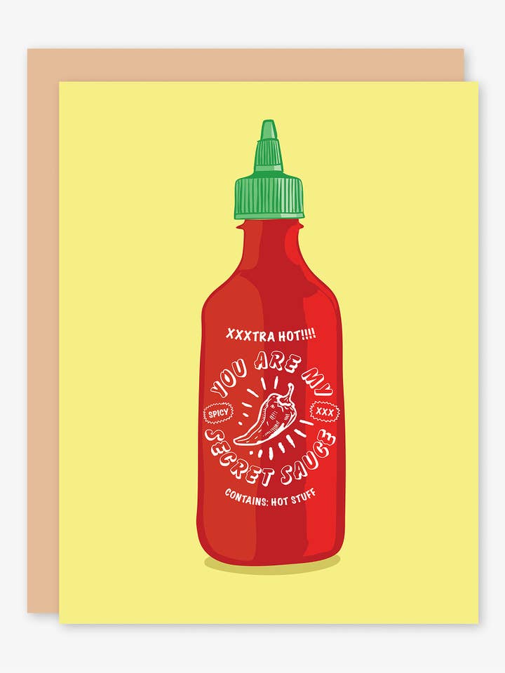 You Are My Secret Sauce Card for wholesale by Stacey O'Nary