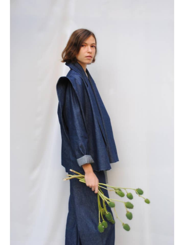 Maria Roch - Wholesale Pants - Women's - Penelope Pant - Blue3