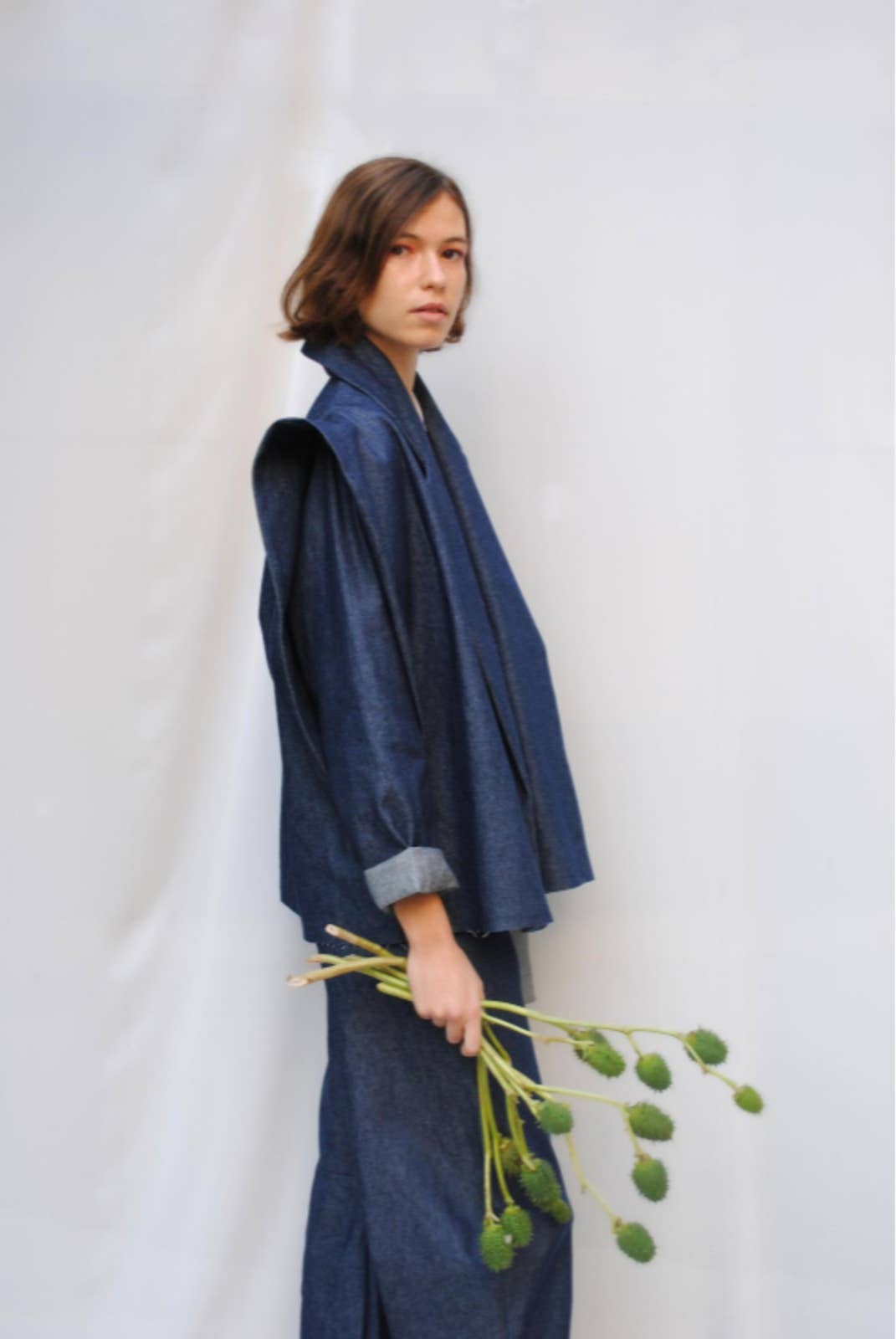 Maria Roch - Wholesale Denim Jacket - Women's - Penelope Jacket- Blue