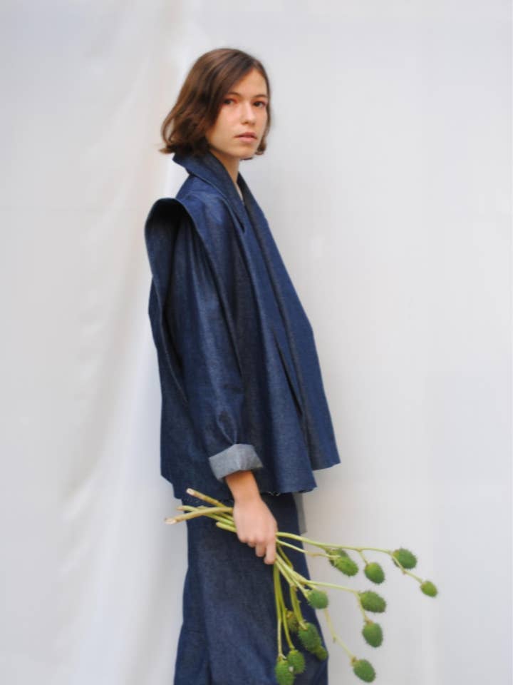 Maria Roch - Wholesale Denim Jacket - Women's - Penelope Jacket- Blue0