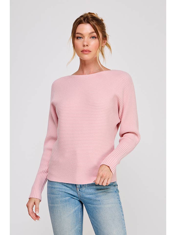 Allie Rose - Wholesale Knit Sweater - Women's - Soft Ribbed Fine Gauge Pullover Dolman4