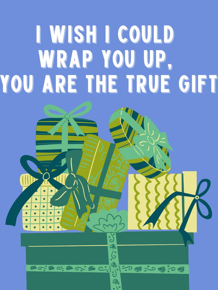Jag önskar att jag kunde packa in dig, du är den sanna gåvan för wholesale av Cards by Dé