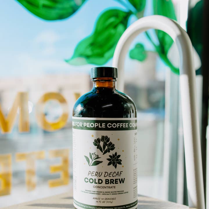 Pérou Décaféiné Cold Brew pour la vente par Rising For People Coffee Company