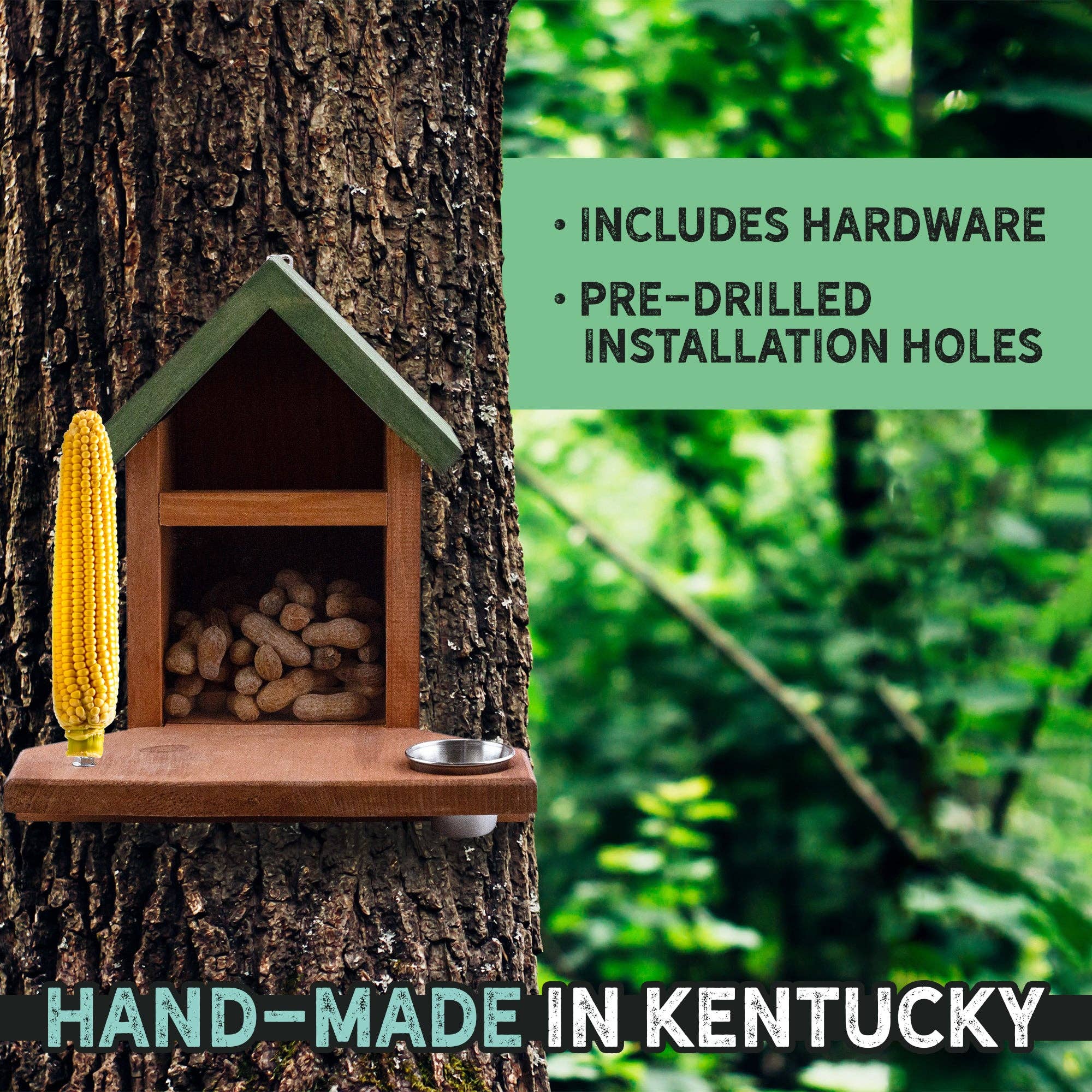 Kurated Korner – wholesale Bird feeder – Uncle Dunkel's Ultimate Squirrel and Chipmunk Feeder3