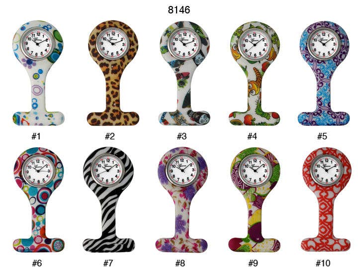 Time World USA - Wholesale  - 6 Geneva Nurse Watches2