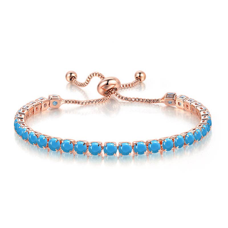Perimade & Co. LLC - Wholesale Tennis Bracelet - Birthstone Wedding Tennis Bracelet in Solid Copper20