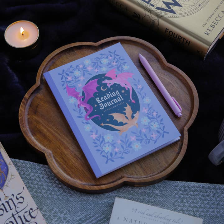 Hopscotch Paper Co. - Wholesale Journal/Diary - Reading Journal Dragon, Cosy Quest – 50 Book Review Notebook4