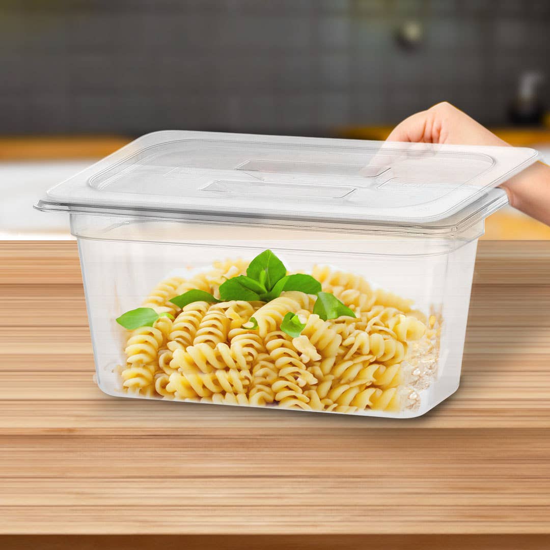 SOGA International Pty Ltd - Wholesale Food Storage Container - 150mm Clear Gastronorm GN Pan 1/1 Food Tray Storage with Lid4