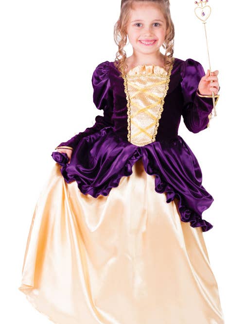 Dress Up America - Wholesale Costume - Kids - Purple Belle Ball Gown Costume