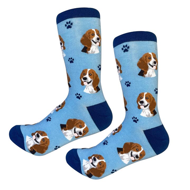 E&S Pets - Wholesale Socks - Unisex - Beagle Socks - Unisex - Fun Novelty Dog Socks