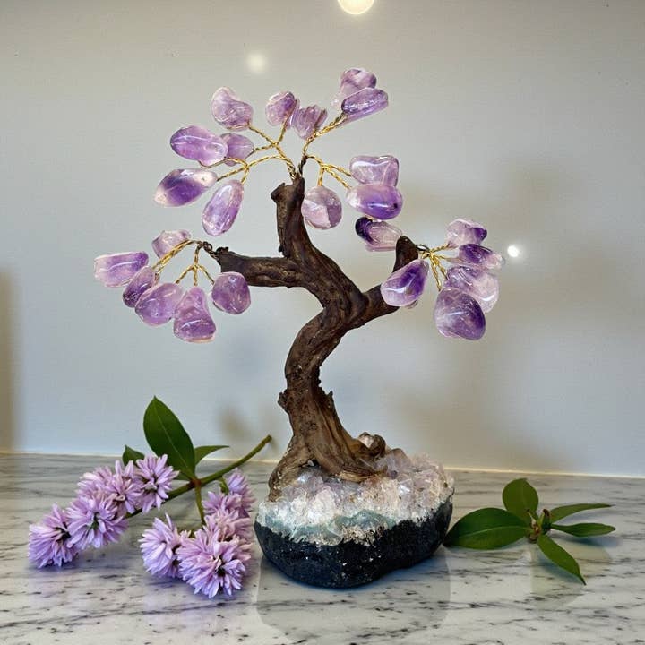 Feng Shui Money Tree - Amethyst for wholesale by Earths Elements Wholesale