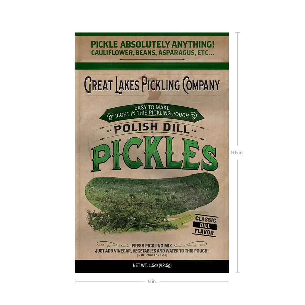 Great Lakes Pickling Company LLC - Wholesale Pickled Vegetables - Best Sellers - Pickling Pouch Variety Bundle (New!)1