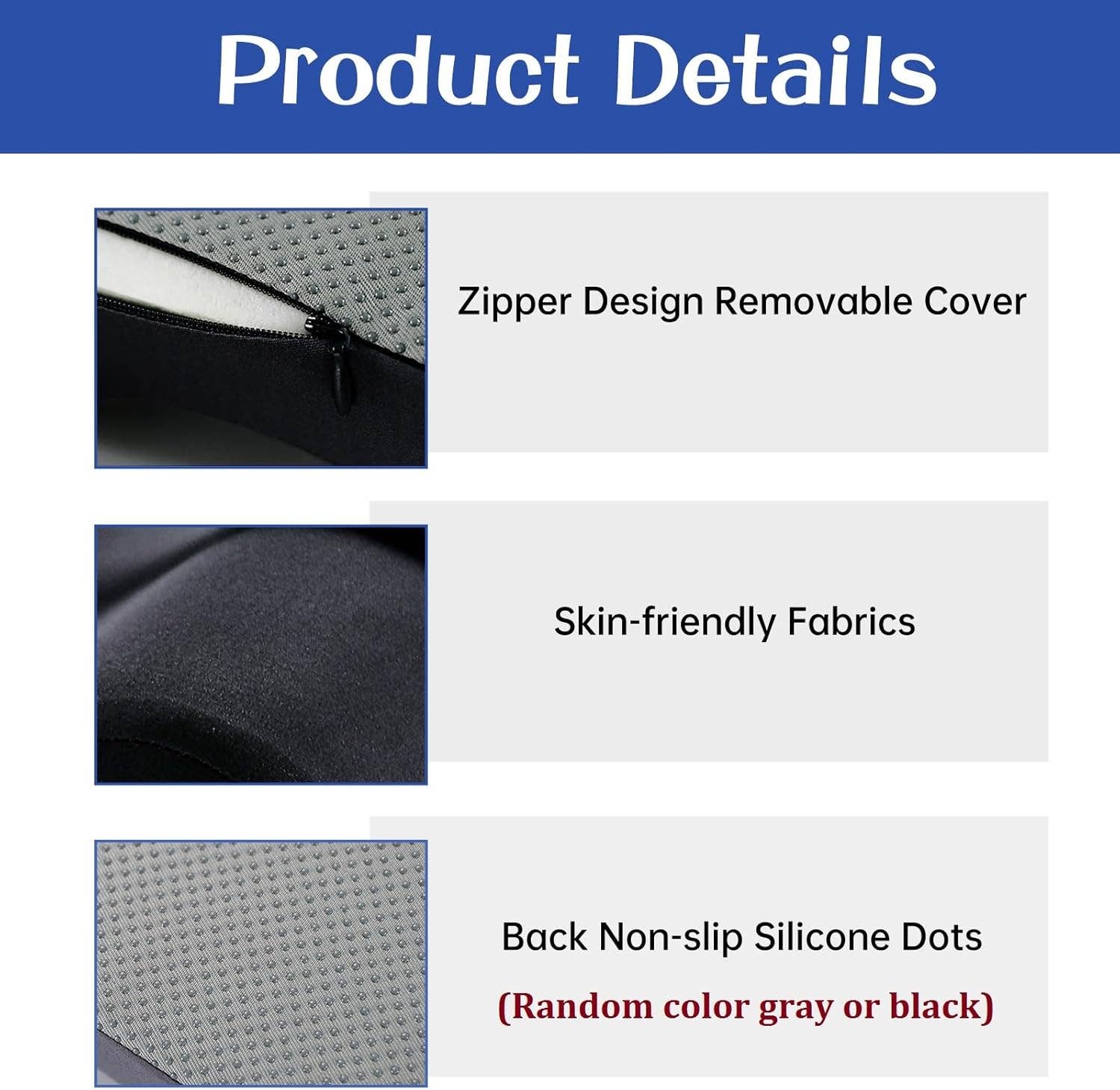 VIGOR - Wholesale Bedding Pillow - Memory Foam Pillow for Side Sleepers Removable and Comfortable Knee Pillows for Adults4