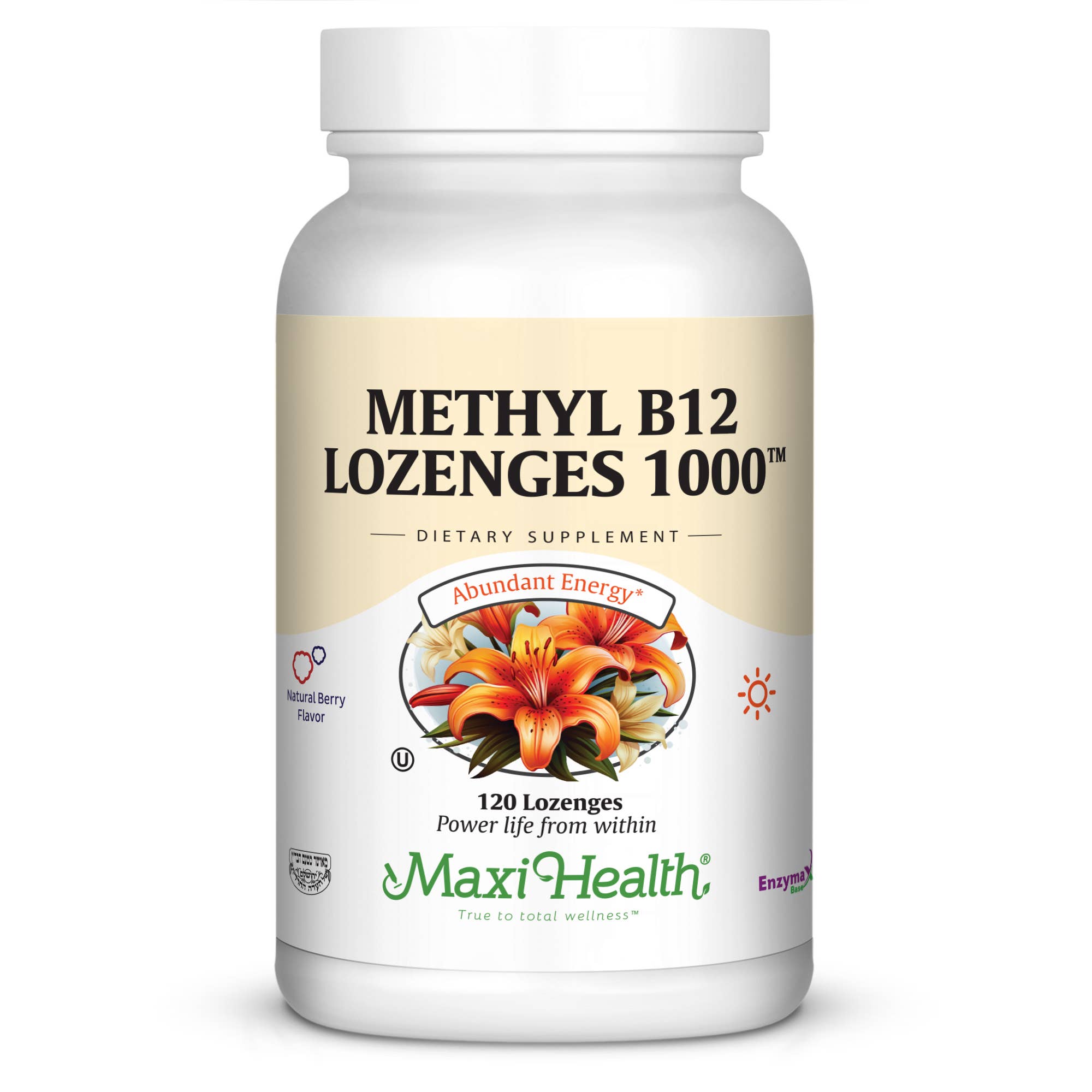 Maxi Health - Wholesale Oral Supplement/Vitamin - Methyl B12 Lozenges 1000™1