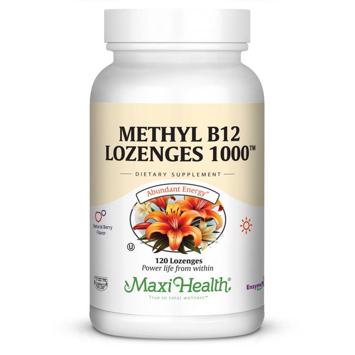 Maxi Health - Wholesale Oral Supplement/Vitamin - Methyl B12 Lozenges 1000™1