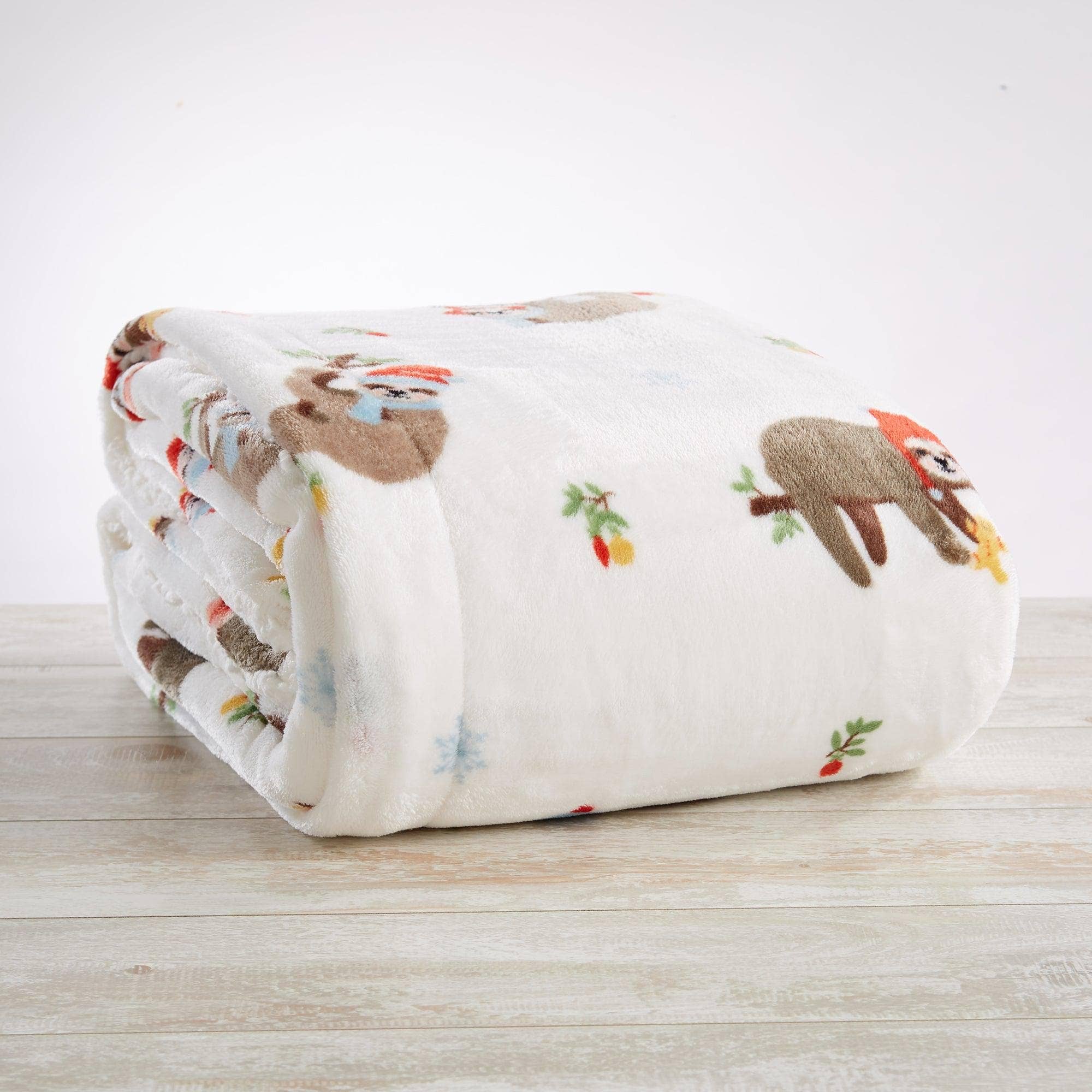 BH Collective - Wholesale Throw Blanket - Throw Blanket - Holiday Printed Sherpa - Esmay Collection57