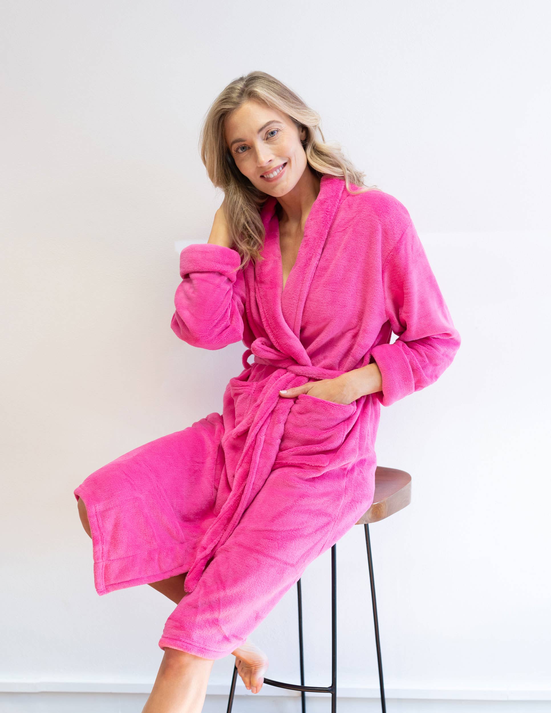 Leveret Pajamas - Wholesale Robe - Women's - Womens Fleece Robe9
