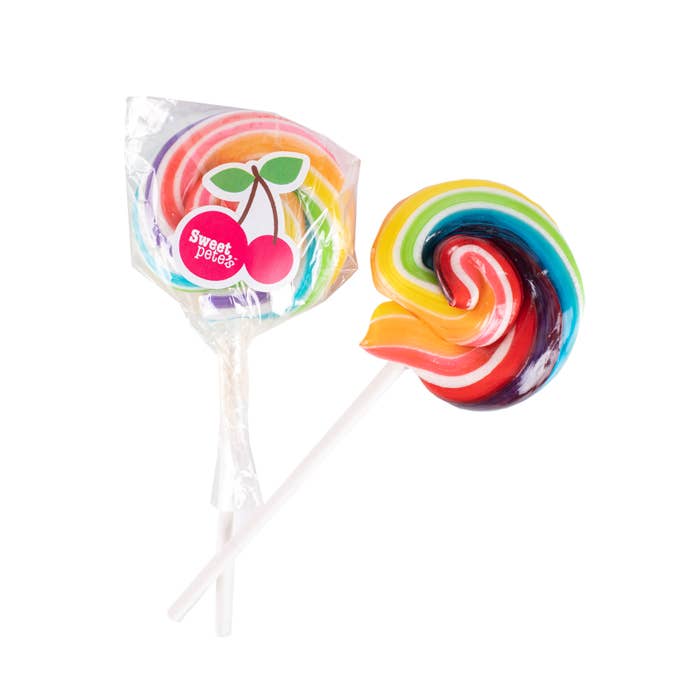 Sweet Pete's Candy – wholesale Lollipop – Small Rainbow Lollipop