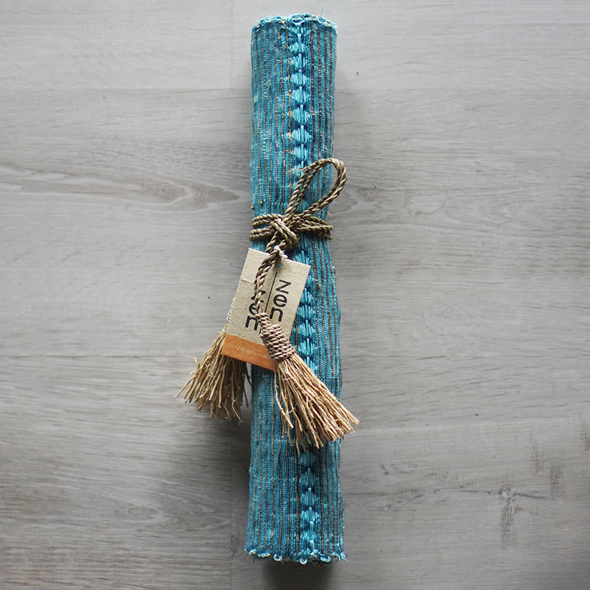 Balizen by zen zen garden home - Vendita all'ingrosso Runner - Runner in vetiver | Indigo Stripes2