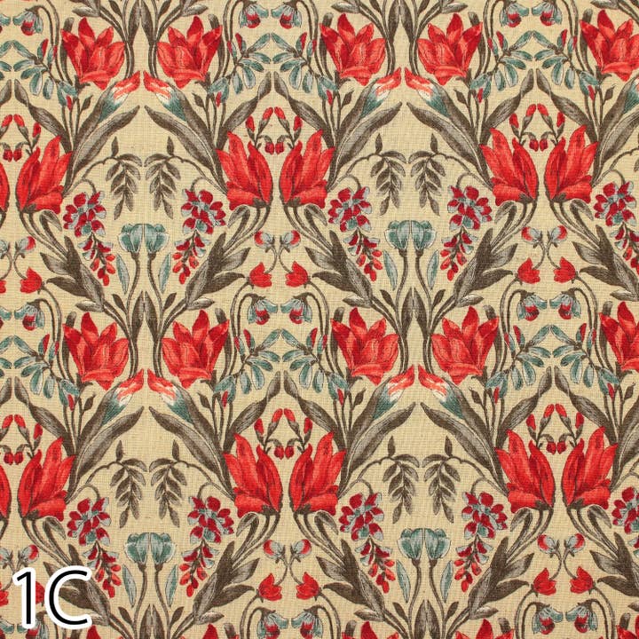 Artiq Textiles - Wholesale Fabric - AP52803-1C - PRINTED SHEETING - 85% cotton + 15% linen