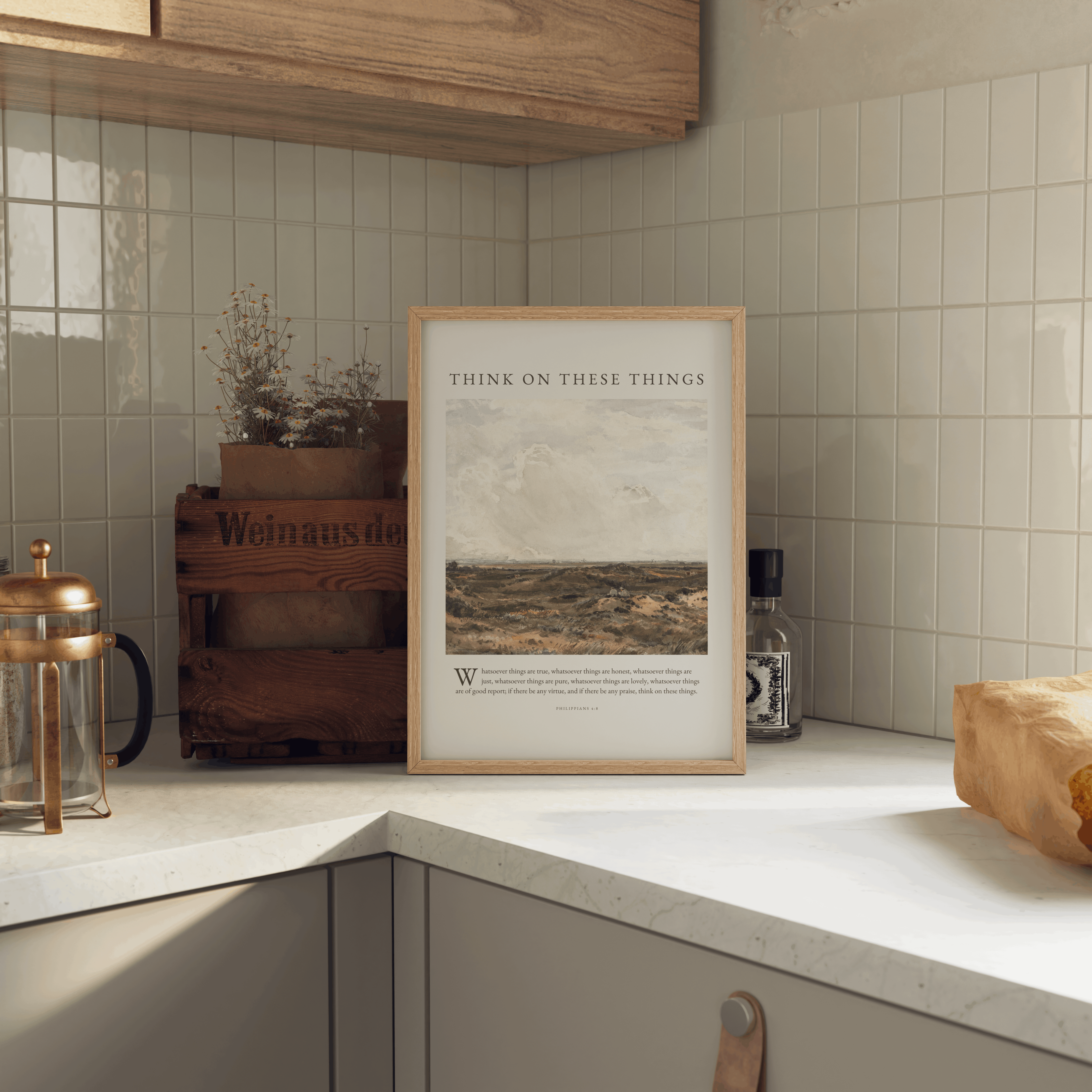 These Stones - Wholesale Art Print - Think On These Things Art Print2