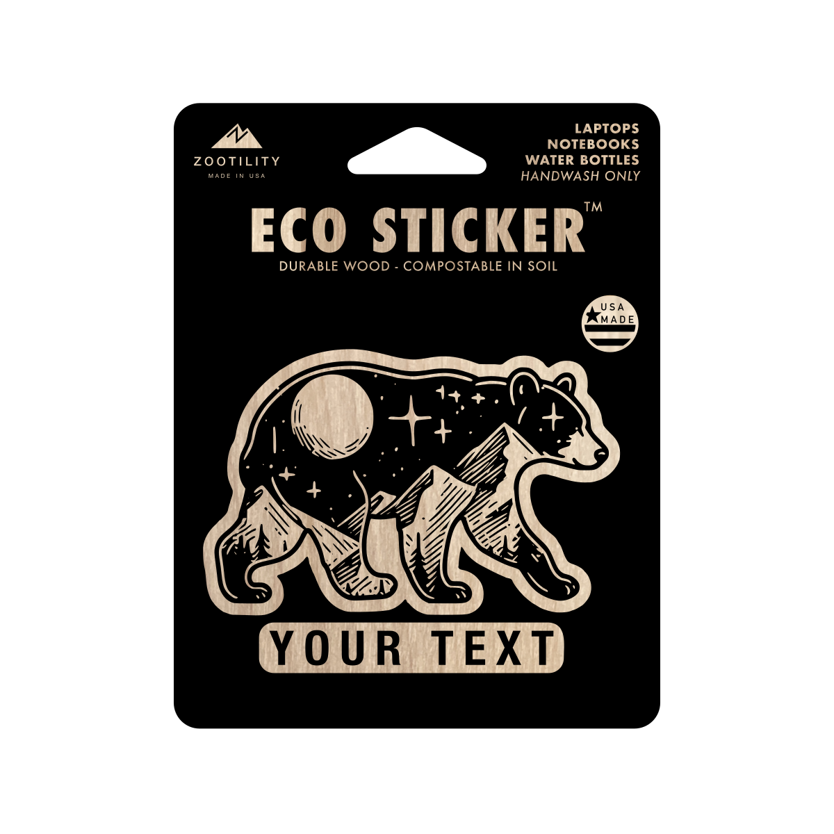 Zootility - Venta al por mayor Pegatina - Pegatina ecológica personalizada76