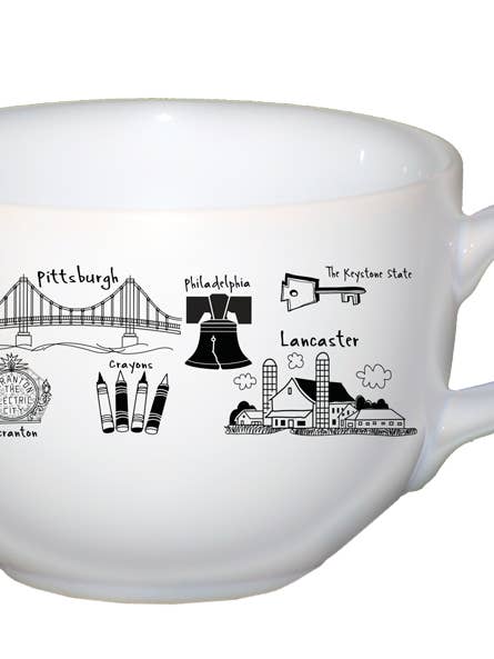 Pennsylvania Soup Mug for wholesale by The Dish