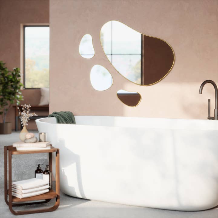 Umbra - Wholesale Wall Mirror - Hubba Pebble Mirrors, Set of 3