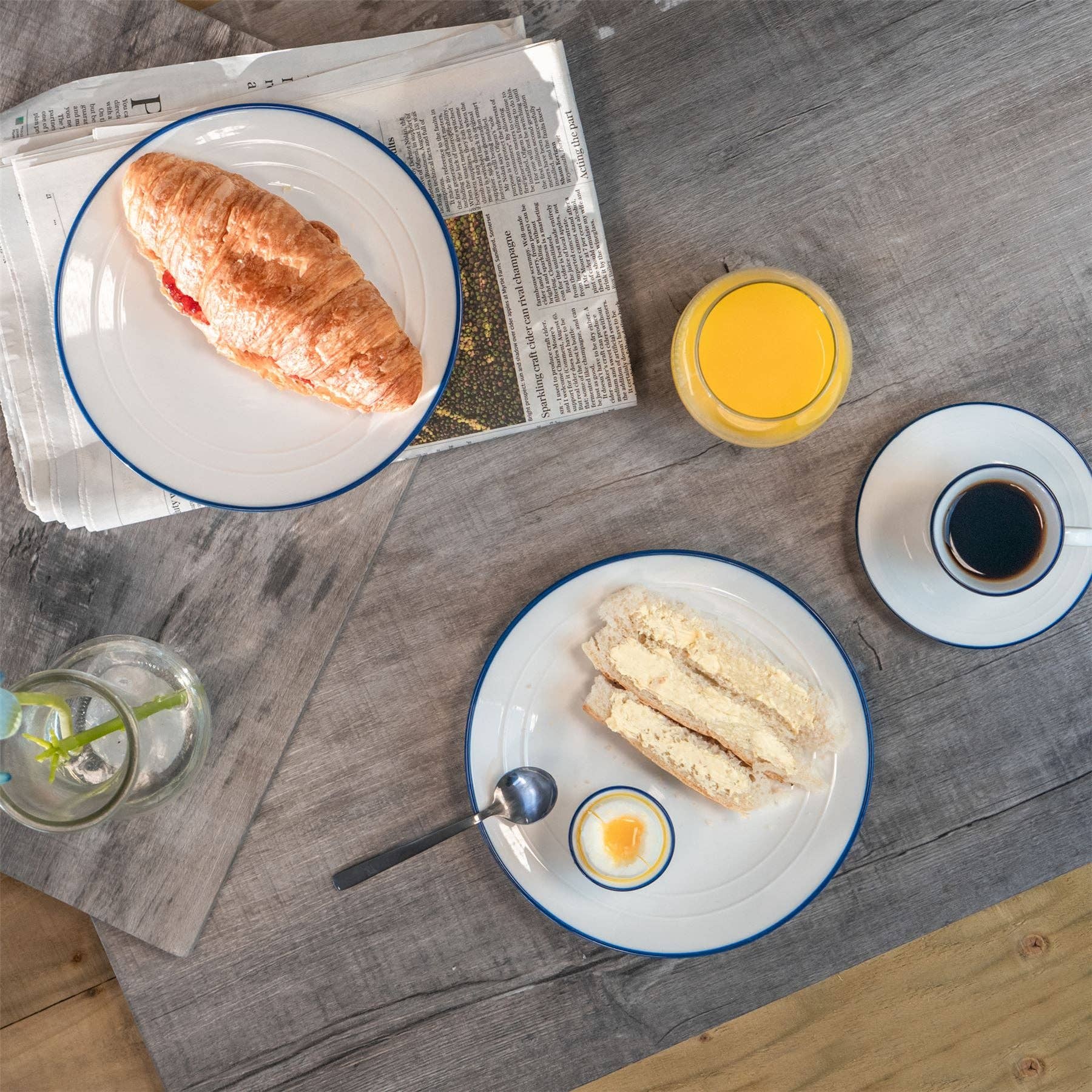 Rinkit Ltd - Wholesale Dinner Plate - Nicola Spring Farmhouse Side / Bread Plate - 16cm (6")4