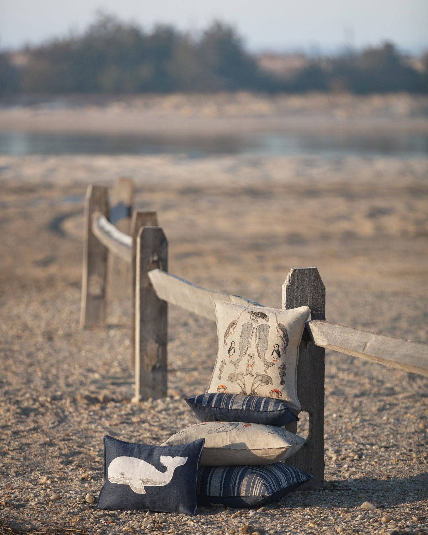 Coral & Tusk – Engroshandel Pyntepude – Whale Applikation Pude3