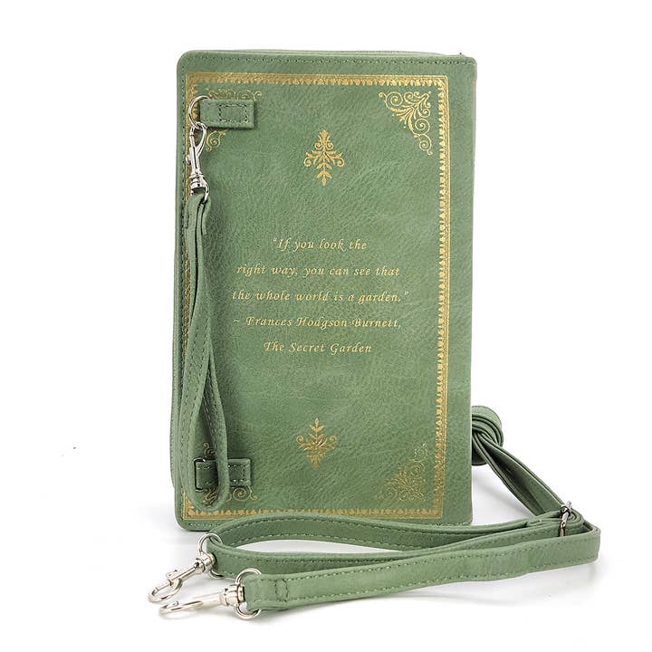 COMECO INC - Wholesale Clutch Bag - Women's - The Secret Garden Book Clutch Bag