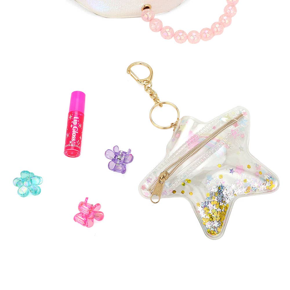 Sensibling Corp. – Engroshandel Rygsæk - Børn – Mini rygsæk med blomster, sløjfe og fiskestjert i palietter5